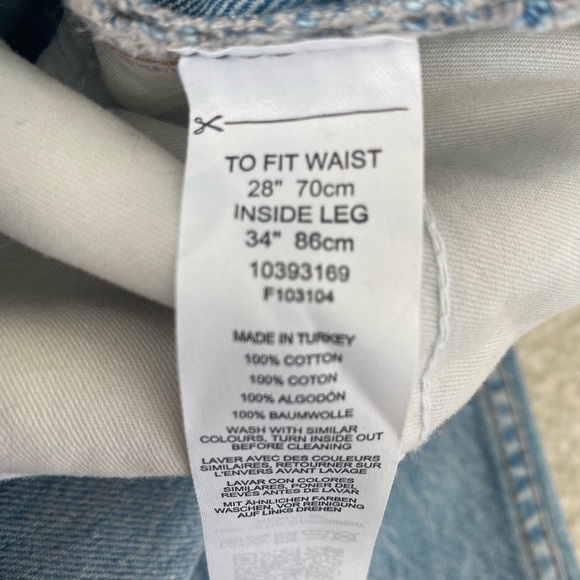 ASOS Design Light blue jeans | Size: 28/34 - Picture 5 of 5